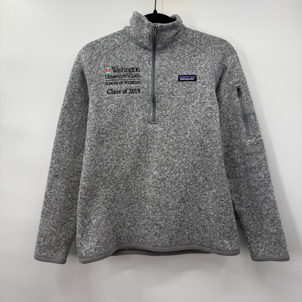 Patagonia Womens Size Medium Better Sweater Pullover Grey WashU Hiking Gray
